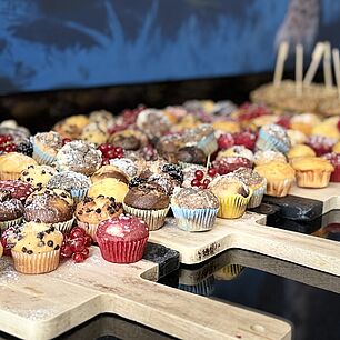 Foto vom Frühstücksbuffet auf den Interdisziplinären Adipositas Tagen 2026 in München.
