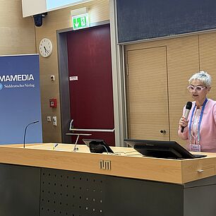 Marion Rung-Friebe spricht auf den IAT München 2025