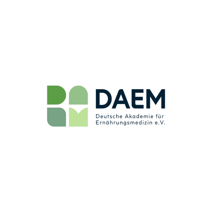 Logo DAEM komplett, Schirmherren der Interdisziplinären Adipositastage 2026 